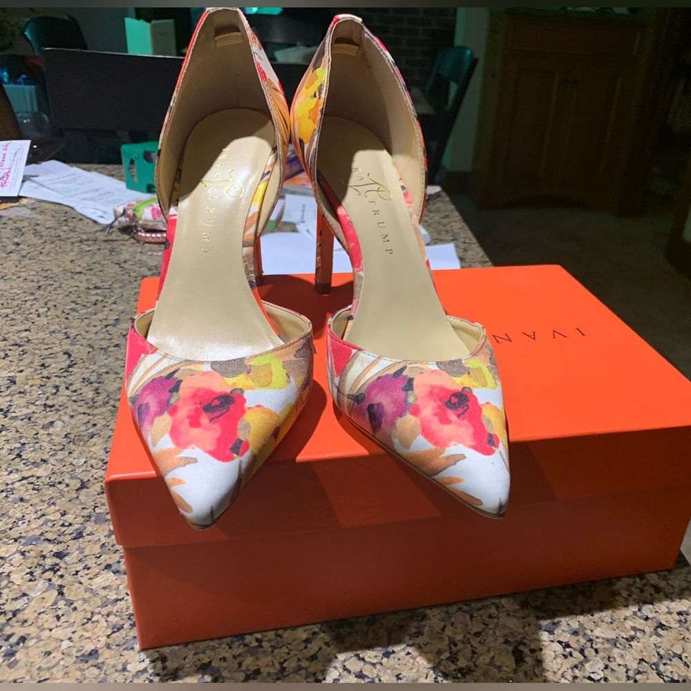 Ivanka Trump Floral Pumps
